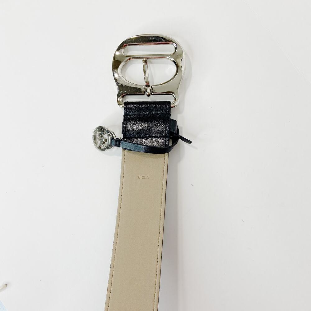 MICHAEL Michael Kors Black Leather Belt Size Large - Picture 8 of 14